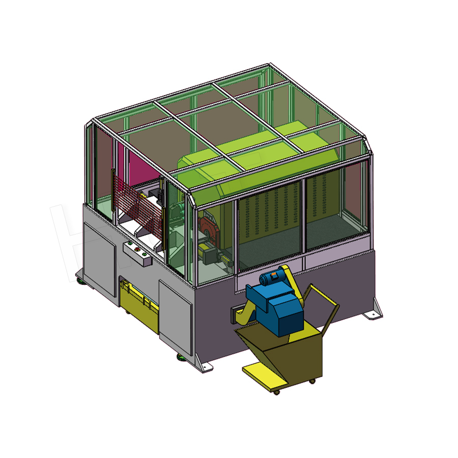 Máquina multifuncional para estampagem, ranhura rotativa e chanframento